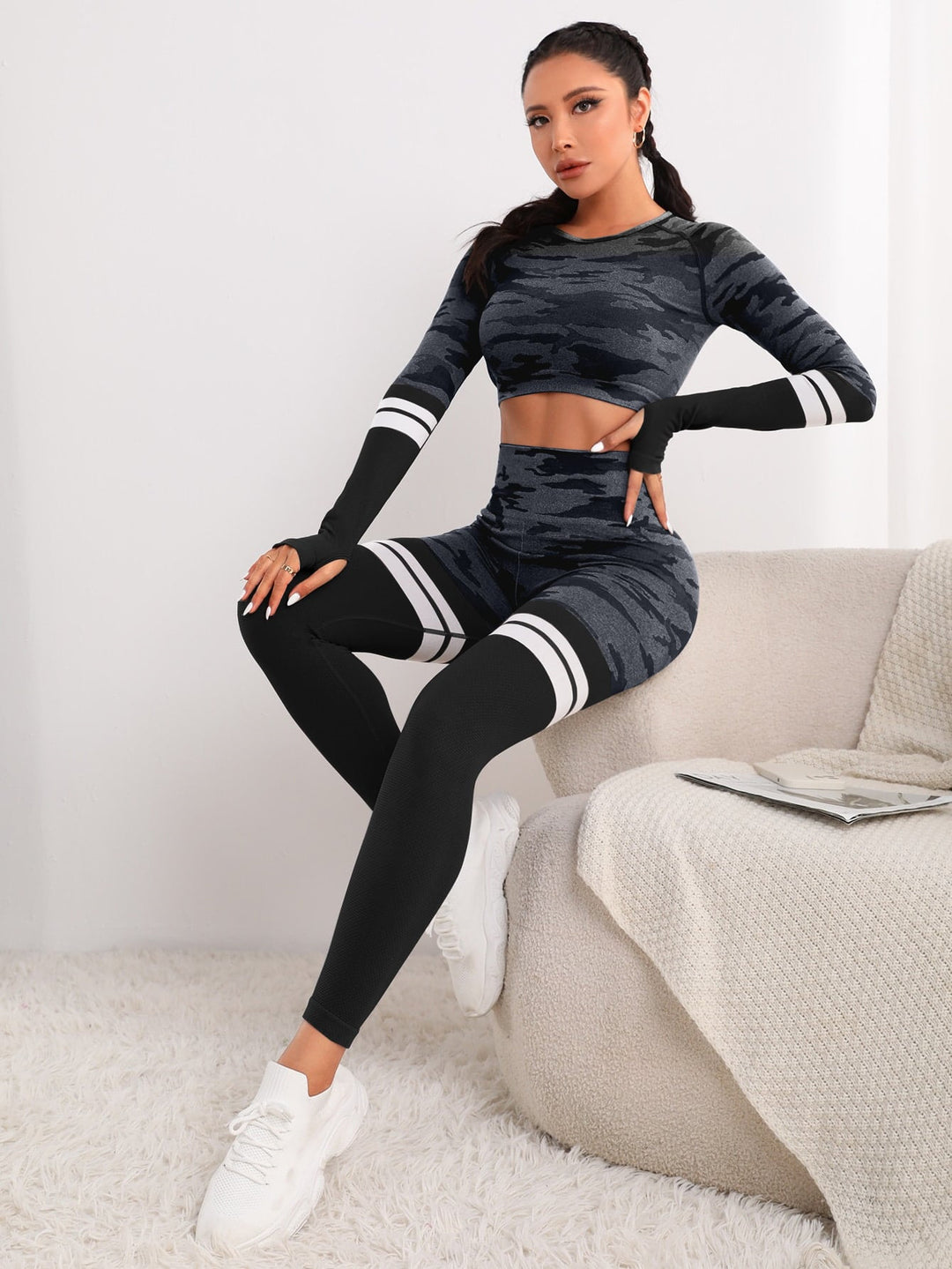 Alexis | Activewear Camo Set