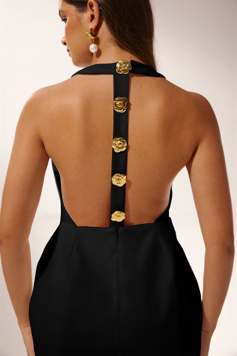 Rebecca | Backless Mini Dress